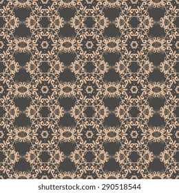 Seamless background with ornament. Vector illustration. Wallpaper pattern