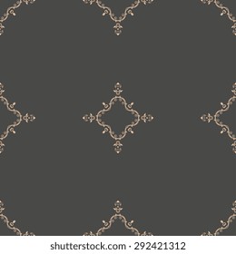 Seamless background with ornament. Vector illustration. Wallpaper pattern