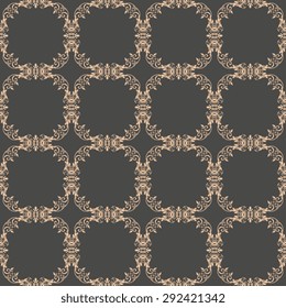 Seamless background with ornament. Vector illustration. Wallpaper pattern