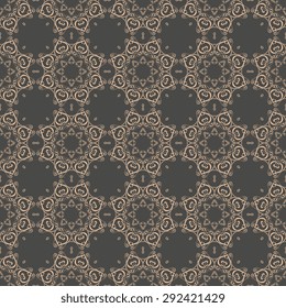 Seamless background with ornament. Vector illustration. Wallpaper pattern