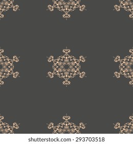 Seamless background with ornament. Vector illustration. Wallpaper pattern