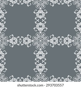 Seamless background with ornament. Vector illustration. Wallpaper pattern