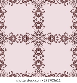 Seamless background with ornament. Vector illustration. Wallpaper pattern