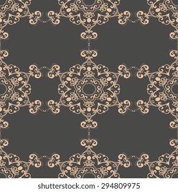 Seamless background with ornament. Vector illustration. Wallpaper pattern