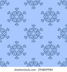 Seamless background with ornament. Vector illustration. Wallpaper pattern