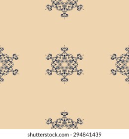 Seamless background with ornament. Vector illustration. Wallpaper pattern