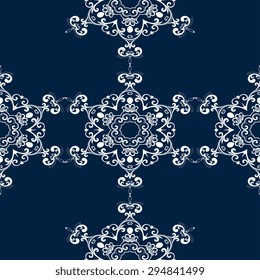 Seamless background with ornament. Vector illustration. Wallpaper pattern