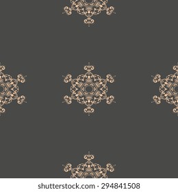 Seamless background with ornament. Vector illustration. Wallpaper pattern