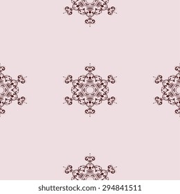 Seamless background with ornament. Vector illustration. Wallpaper pattern