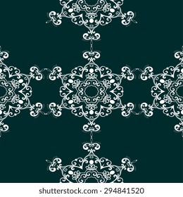 Seamless background with ornament. Vector illustration. Wallpaper pattern