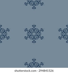Seamless background with ornament. Vector illustration. Wallpaper pattern