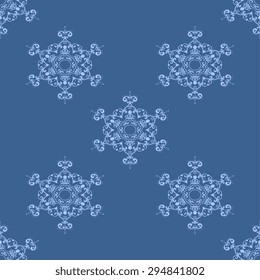 Seamless background with ornament. Vector illustration. Wallpaper pattern
