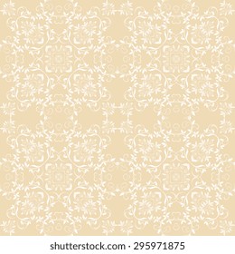 Seamless background with ornament. Vector illustration. Wallpaper pattern