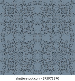 Seamless background with ornament. Vector illustration. Wallpaper pattern