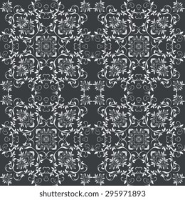 Seamless background with ornament. Vector illustration. Wallpaper pattern