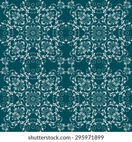 Seamless background with ornament. Vector illustration. Wallpaper pattern