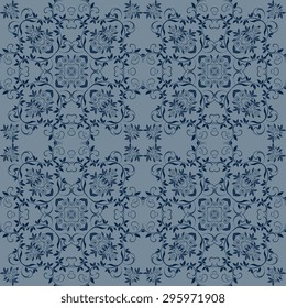 Seamless background with ornament. Vector illustration. Wallpaper pattern