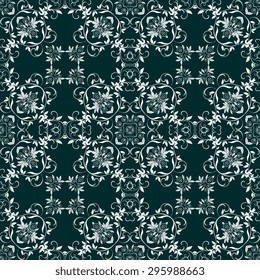 Seamless background with ornament. Vector illustration. Wallpaper pattern