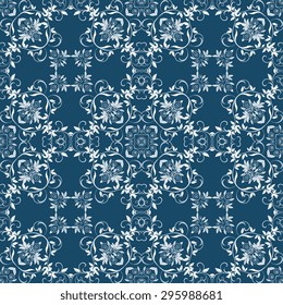 Seamless background with ornament. Vector illustration. Wallpaper pattern