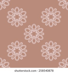 Seamless background with ornament. Wallpaper pattern