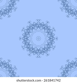 Seamless background with ornament. Wallpaper pattern