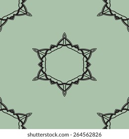 Seamless background with ornament. Wallpaper pattern