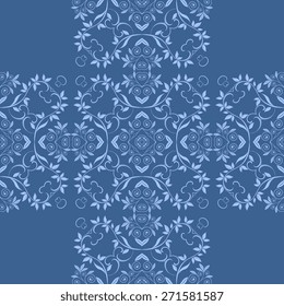 Seamless background with ornament. Wallpaper pattern