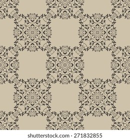 Seamless background with ornament. Wallpaper pattern