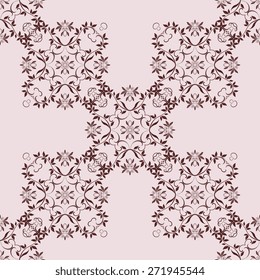A seamless background with ornament. Wallpaper pattern