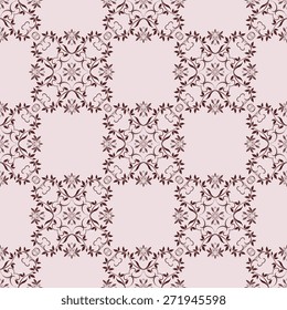 A seamless background with ornament. Wallpaper pattern