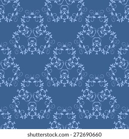 A seamless background with ornament. Wallpaper pattern