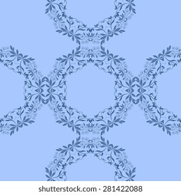 Seamless background with ornament. Wallpaper pattern. Vector illustration