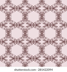 Seamless background with ornament. Wallpaper pattern. Vector illustration