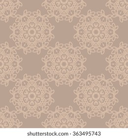 Seamless background with ornament. Wallpaper pattern