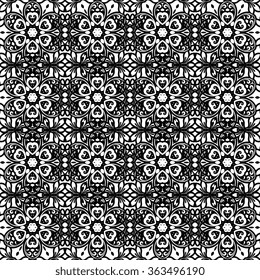 Seamless background with ornament. Wallpaper pattern
