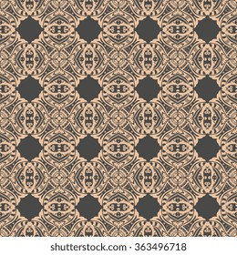 Seamless background with ornament. Wallpaper pattern