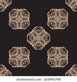 Seamless background with ornament. Wallpaper pattern