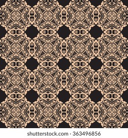 Seamless background with ornament. Wallpaper pattern