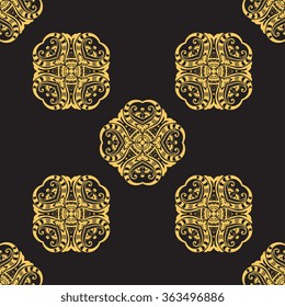 Seamless background with ornament. Wallpaper pattern
