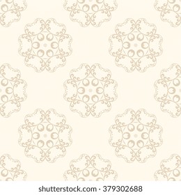 Seamless background with ornament. Wallpaper pattern