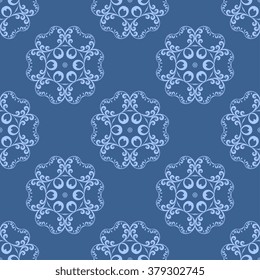 Seamless background with ornament. Wallpaper pattern