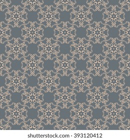 Seamless background with ornament. Wallpaper pattern