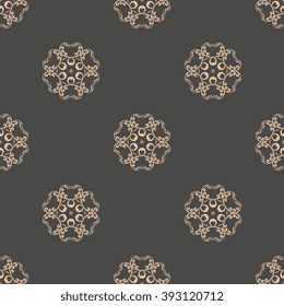 Seamless background with ornament. Wallpaper pattern