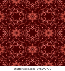 Seamless background with ornament. Wallpaper pattern