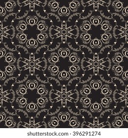 Seamless background with ornament. Wallpaper pattern