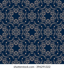 Seamless background with ornament. Wallpaper pattern