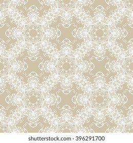 Seamless background with ornament. Wallpaper pattern