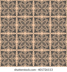 Seamless background with ornament. Wallpaper pattern