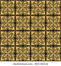 Seamless background with ornament. Wallpaper pattern