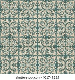 Seamless background with ornament. Wallpaper pattern